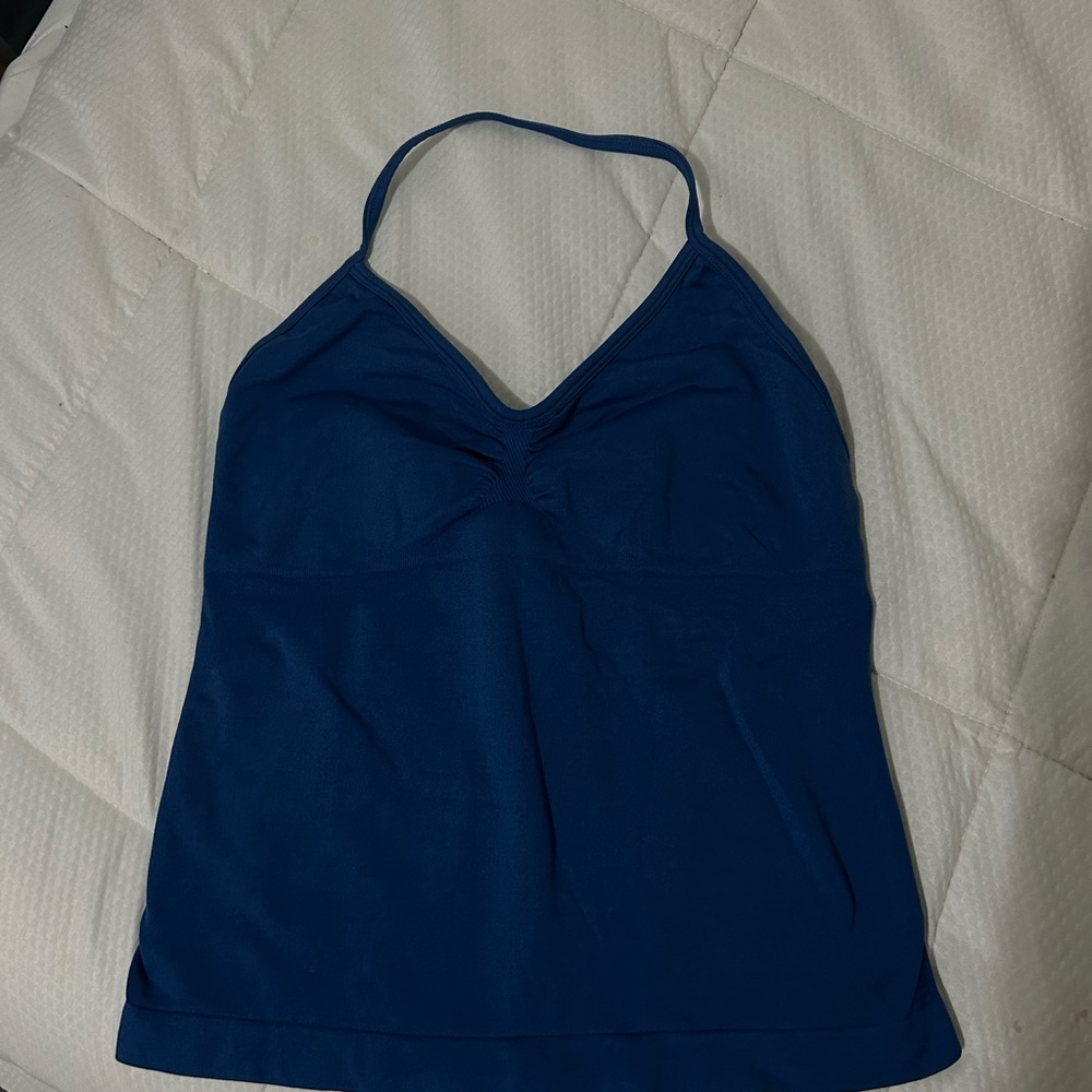 Blue Halter Top